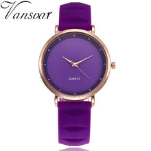 Load image into Gallery viewer, Vansvar Fashion Jelly Silicone Women Watches